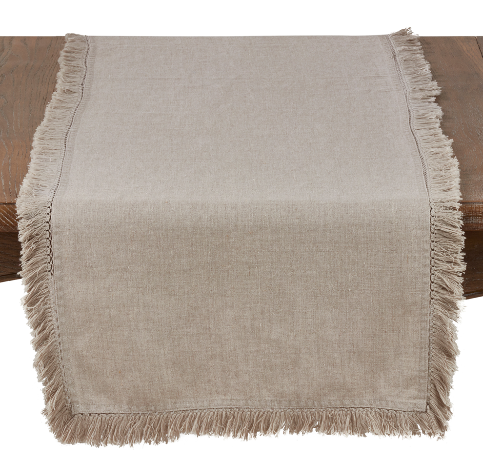 Stonewashed Fringe Runner