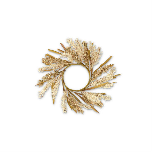 Cream Heather Candle Ring