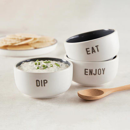 Bowls, Eat Dip Enjoy Set