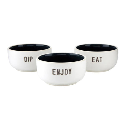 Bowls, Eat Dip Enjoy Set