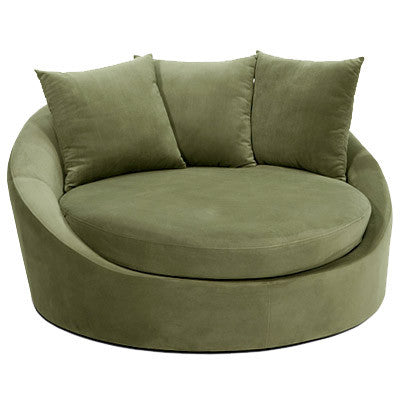 Avenue Six Roundabout Spring Green Low Circle Lounger